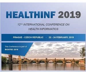 Wissenschaftlicher Vortrag auf der Konferenz HEALTHINF 2019